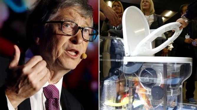 «Унитаз будущего»: Билл Гейтс представил туалет, которому не нужны ни вода, ни канализация