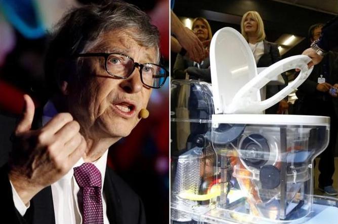 «Унитаз будущего»: Билл Гейтс представил туалет, которому не нужны ни вода, ни канализация 1
