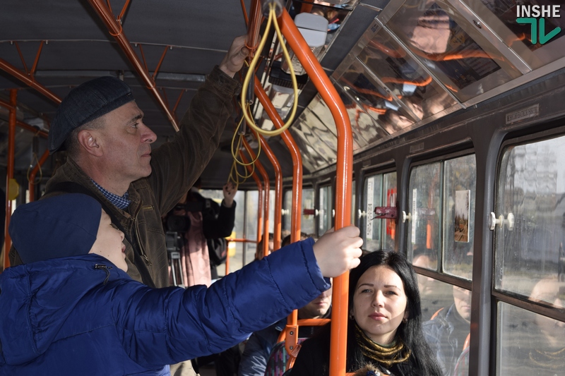 В Николаеве прошли «трамвайные покатушки» 21