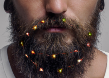 Рождество, которое всегда с тобой – в Британии начали продавать гирлянды для бороды