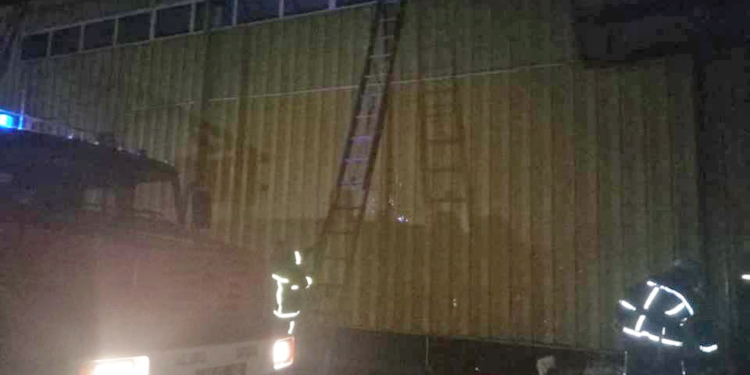 На Николаевщине горел магазин «АТБ»