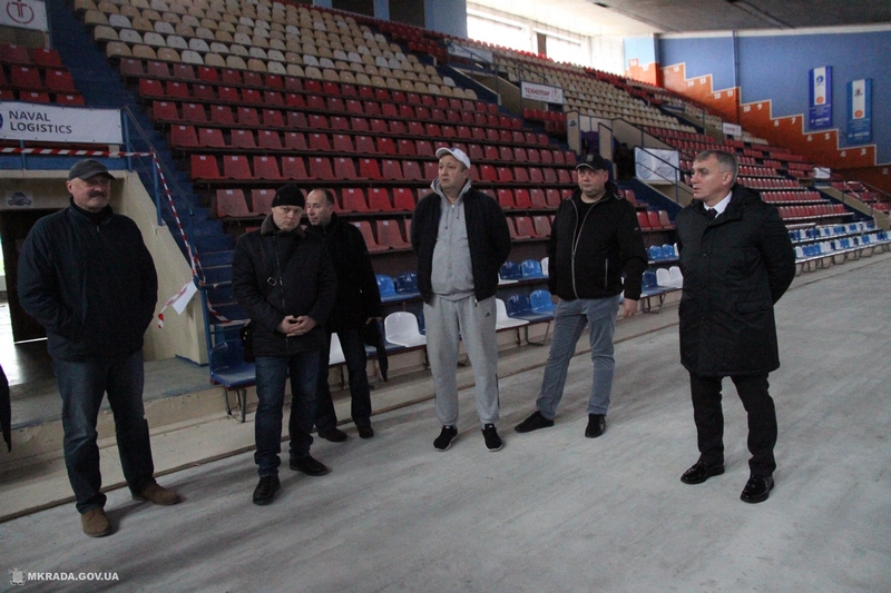 Мэр Николаева дал поручение ускорить ремонт спортшколы «Надежда» 3