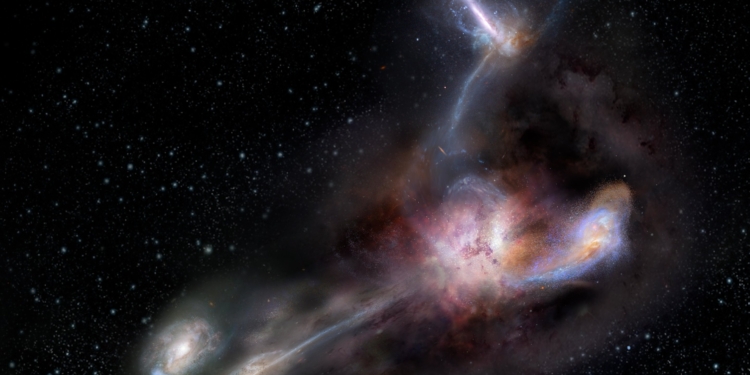 Самая яркая галактика Вселенной оказалась “каннибалом”