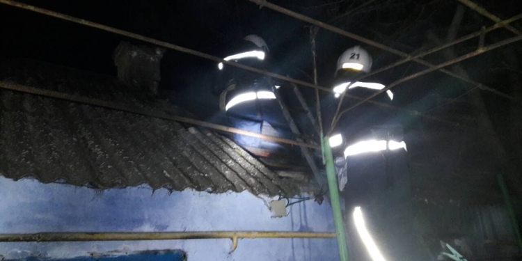 В Новой Одессе из-за короткого замыкания вспыхнула летняя кухня