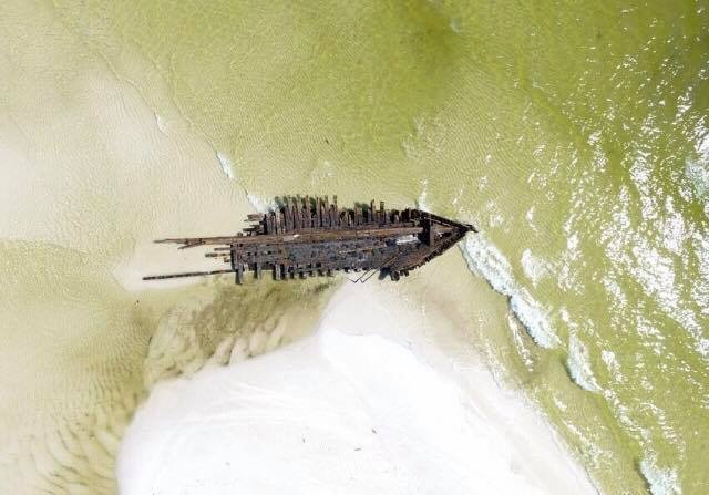 То, что было тайным: ураган «Майкл» вынес на остров Дог останки нескольких старинных кораблей 1