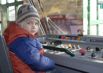 В Николаеве прошли «трамвайные покатушки»