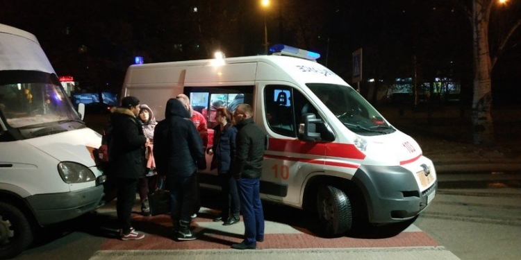 В центре Николаева столкнулись две маршрутки — пострадали 4 человека