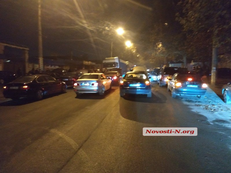 Ночью водители "евроблях" блокировали николаевские улицы 1