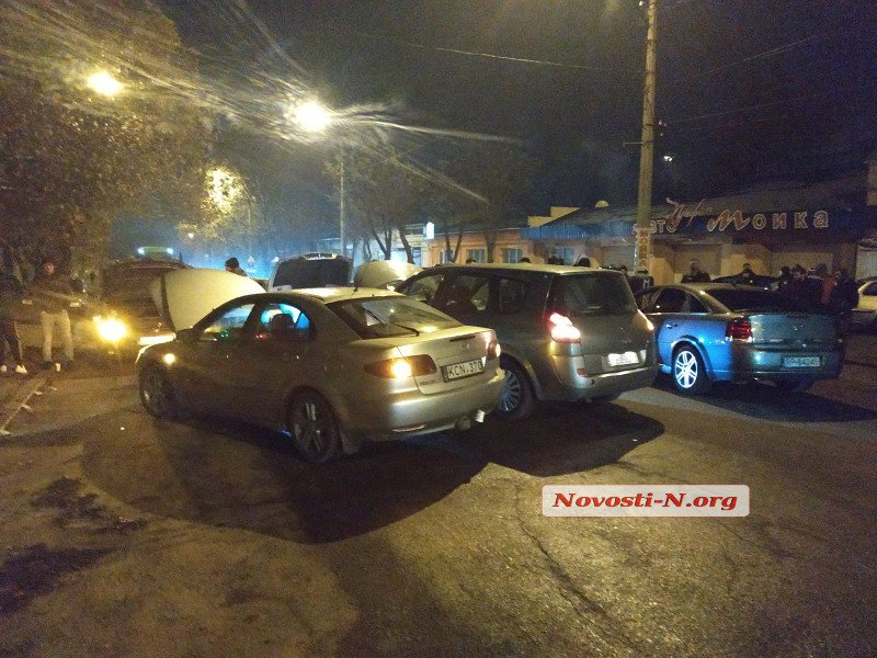 Ночью водители "евроблях" блокировали николаевские улицы 7