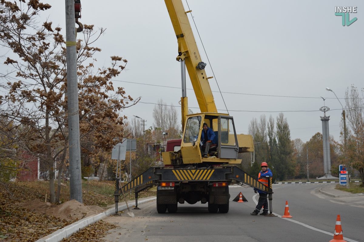 В Николаеве начали строительство троллейбусной линии вокруг Намыва