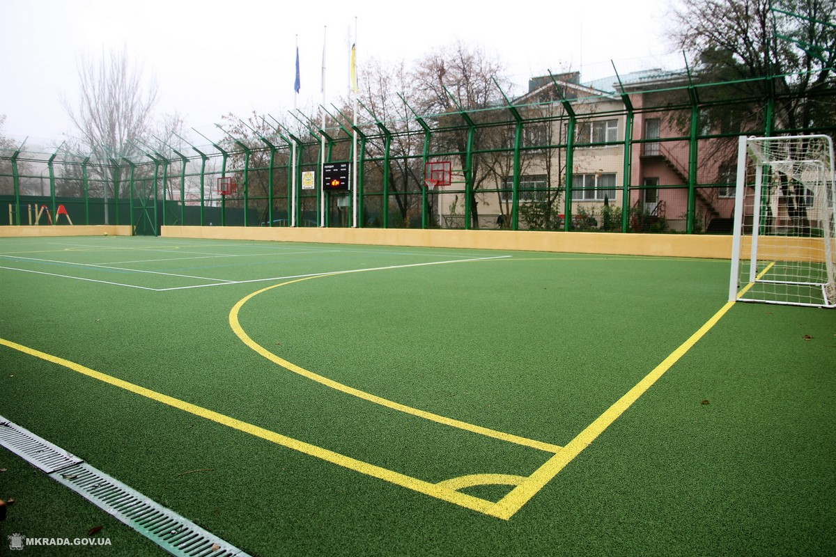 Закончилась реконструкция спортивной площадки Николаевского муниципального коллегиума