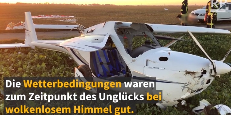 В Германии столкнулись два легких самолета