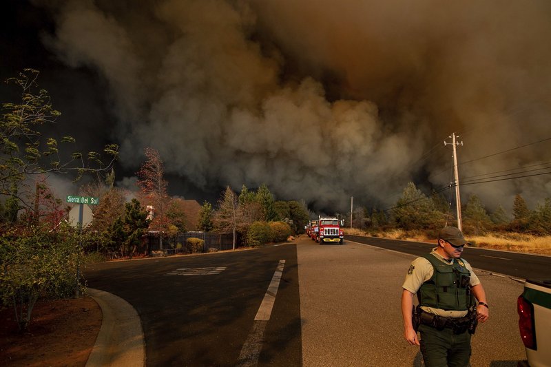 Рай в огне. Лесной пожар в Калифорнии уничтожил город Парадайз 1