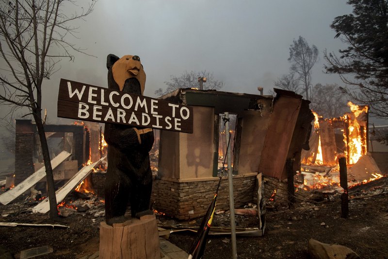 Рай в огне. Лесной пожар в Калифорнии уничтожил город Парадайз 5