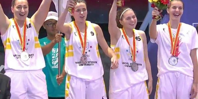 Украинские баскетболистки завоевали «серебро» Всемирной университетской лиги