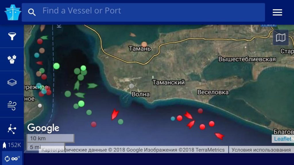 В Черном море на мель село судно, которое незаконно заходило в аннексированный Крым 1