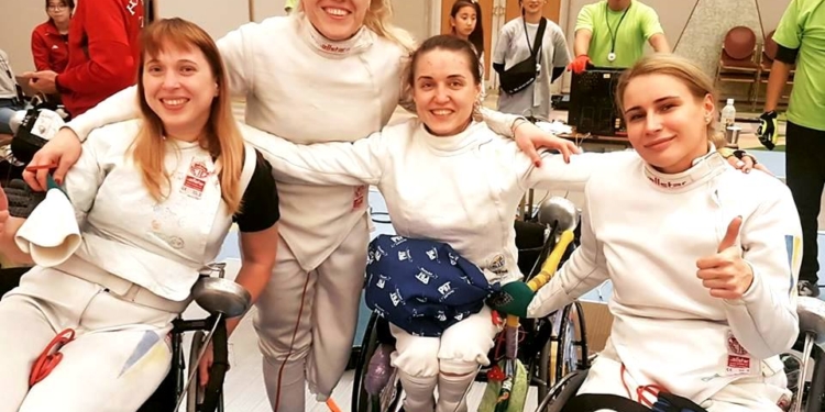 Татьяна Позняк из Николаева – с командной «бронзой» этапа Кубка мира по фехтованию на колясках