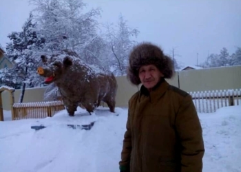 Дело «скульптора по навозу» в Якутии живет: появился еще один самоучка, слепивший символ 2019 году – Свинью