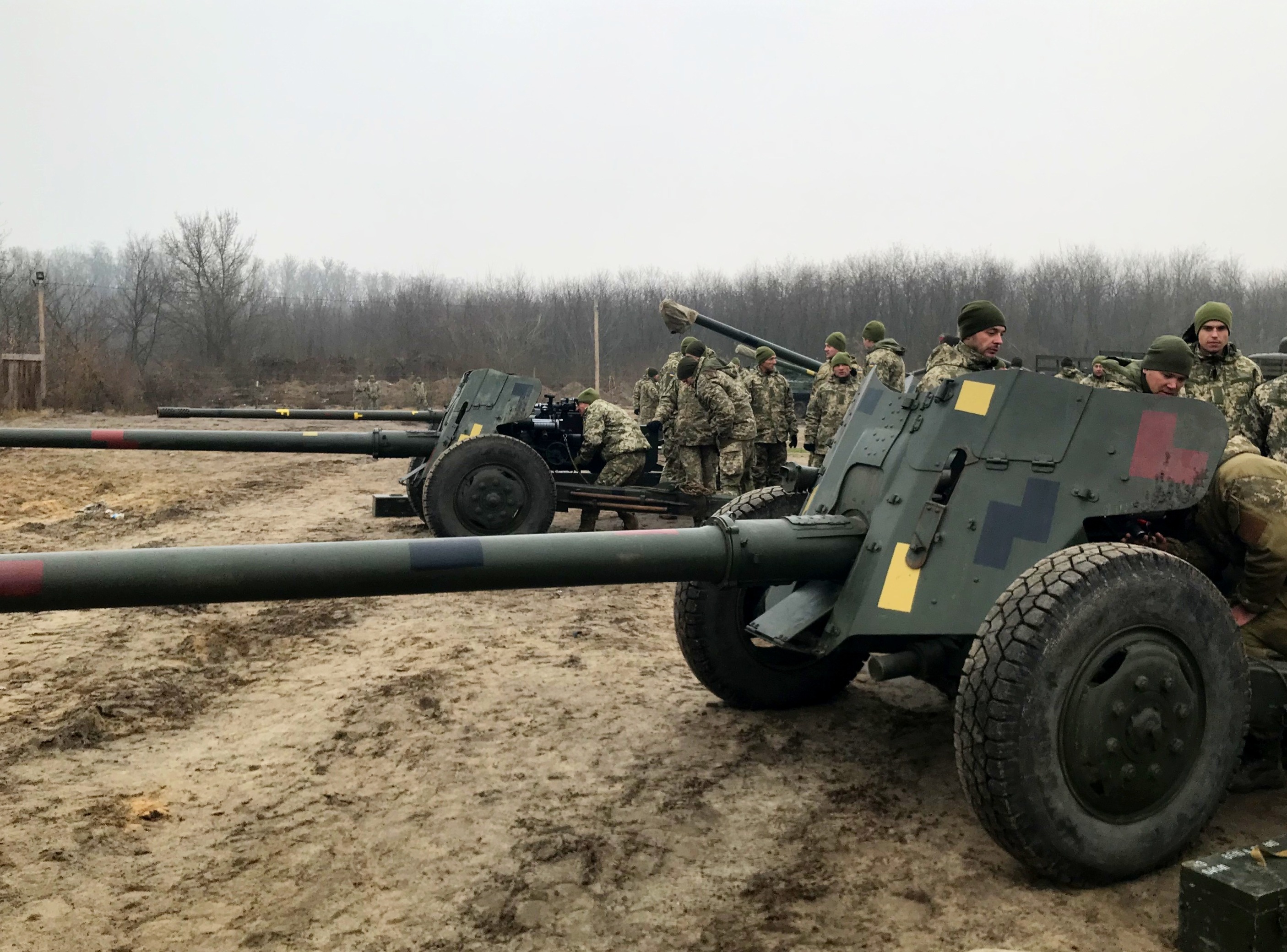 Николаевские морпехи начали учебные сборы с резервистами