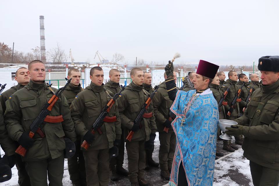 Призывники с Николаевщины, попавшие в ряды Нацгвардии, приняли присягу на верность народу Украины 22