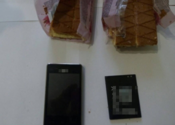В Снигиревскую колонию пытались передать телефон, спрятанный в бисквите