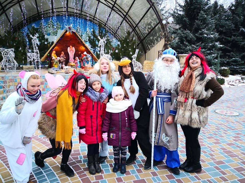Пока город еще в ожидании, святой Николай побывал в Николаевском зоопарке 5