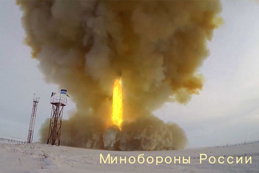 Минобороны РФ опубликовало видео пуска гиперзвуковой ракеты 1