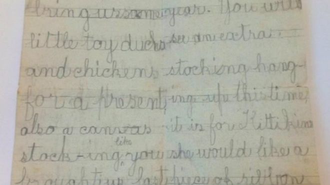 120 лет назад Санта-Клаусам было легче: в Великобритании найдено письмо 5-летней девочки, написанное в конце ХІХ века 1