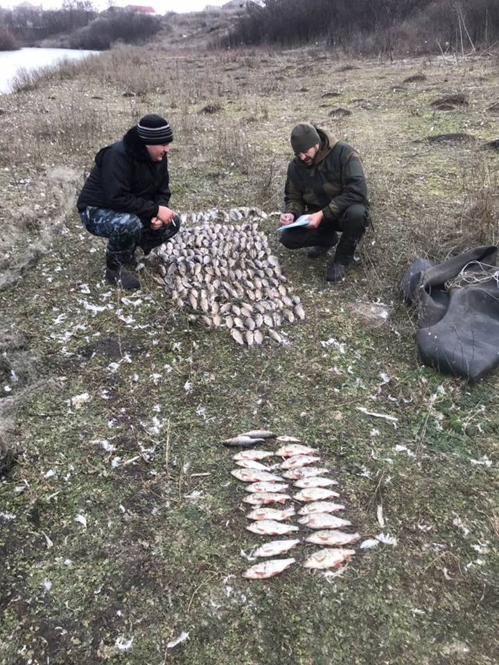 На Черном Ташлыке Николаевский рыбоохранный патруль поймал браконьера, выловившего сетями 42 кг рыбы 6