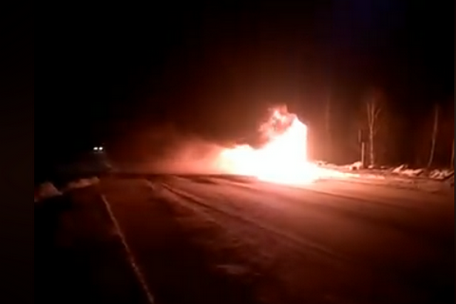 Возле Ковеля сгорел автобус «Киев – Варшава». Людям чудом удалось спастись 1