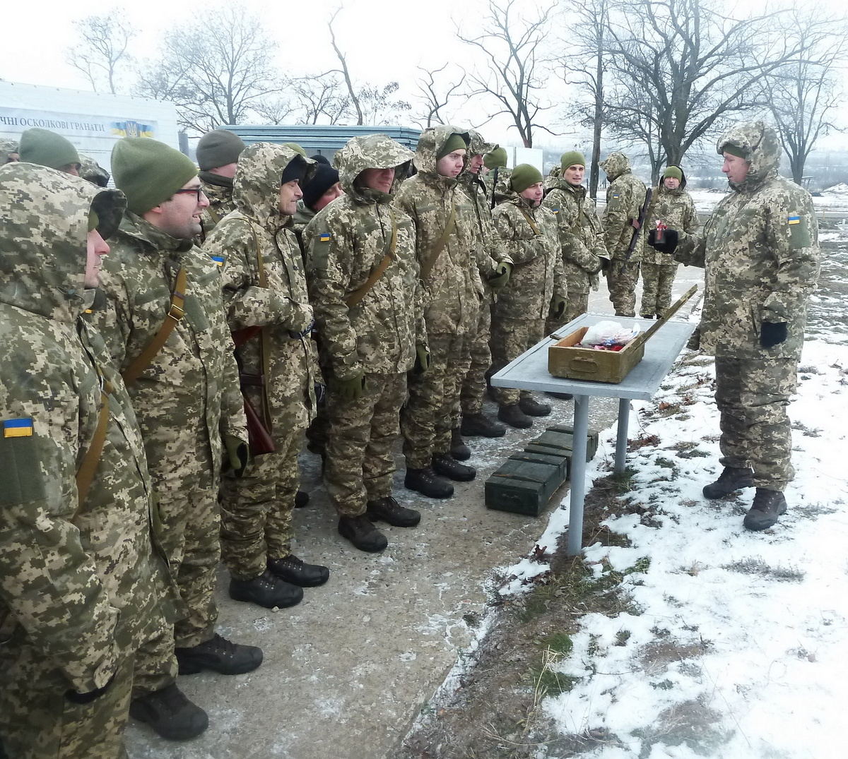 Для николаевских резервистов провели занятия по стрельбе и тактике ведения боя