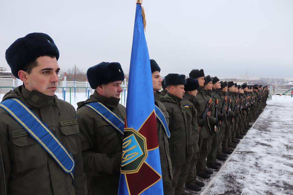 Призывники с Николаевщины, попавшие в ряды Нацгвардии, приняли присягу на верность народу Украины 20