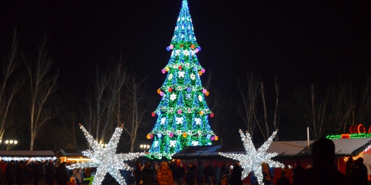 «Николаевская елка 2019»: на Соборной площади зажгли Главную городскую елку