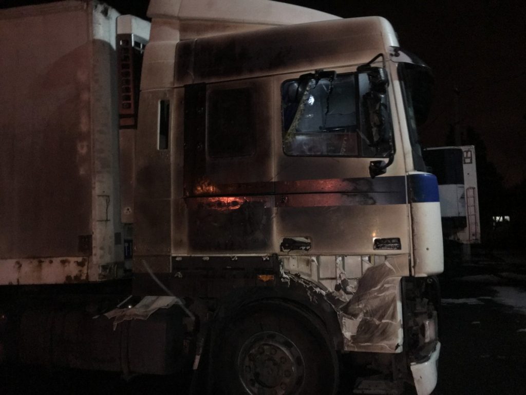 В Николаеве водитель грузовика сгорел вместе с автомобилем 7