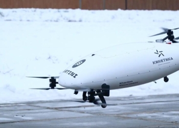 В России прототип летающего такси упал в сугроб после минуты полета