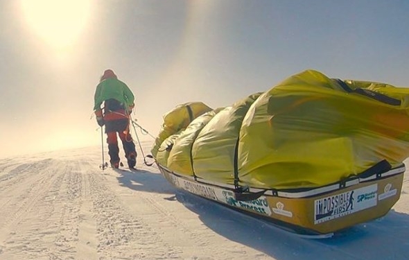 Американец идет пешком через льды Антарктиды: хроника его пути