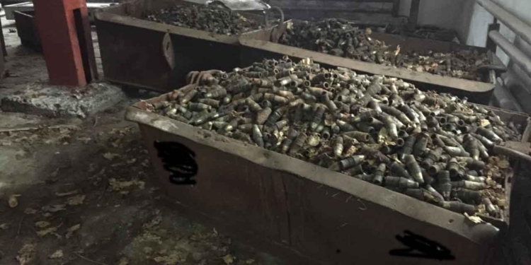 В Днепропетровской области нашли на складе предприятия 15 тонн взрывателей к снарядам