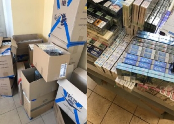 В одном из магазинов Николаева налоговая милиция изъяла 15 тысяч пачек сигарет без разрешительных документов