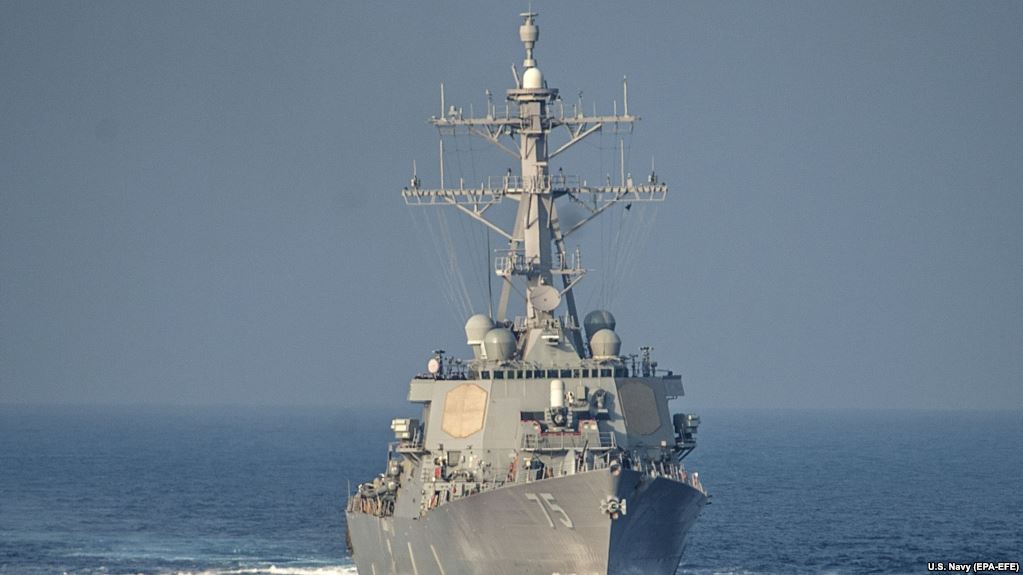 Не помешает. Американский эсминец USS Donald Cook идет в Черное море 1