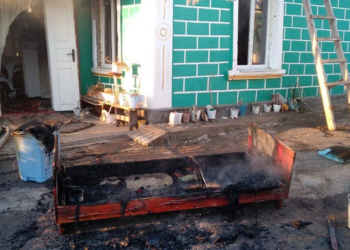 Сначала загорелась постель: на Николаевщине тушили жилой дом