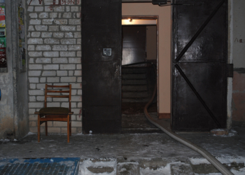 Из-за короткого замыкания опять горело на ул.Лазурной в Николаеве – спасатели эвакуировали 6 человек