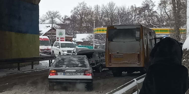 В Первомайске не разминулись легковушка и маршрутка