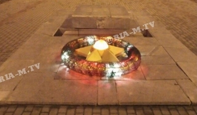 В Мелитополе установили светодиодный “вечный огонь” – поможет сэкономить газ