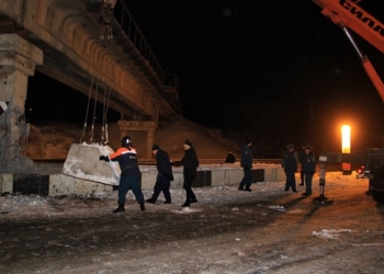 В “ДНР” заявили о подрыве опоры моста в Донецке