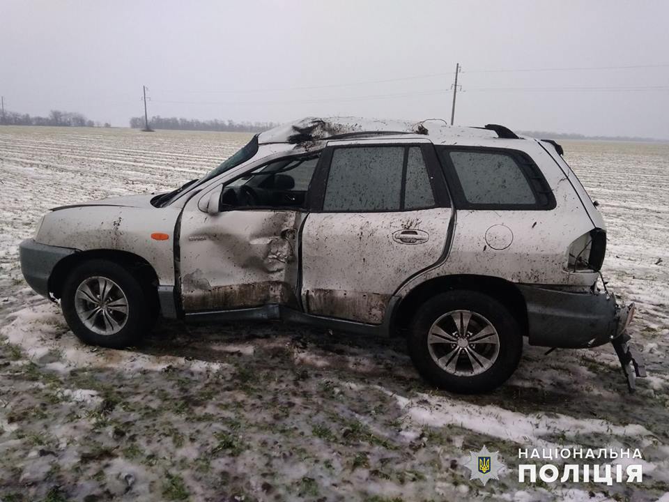 В ДТП на Николаевщине пострадал водитель легковушки 1