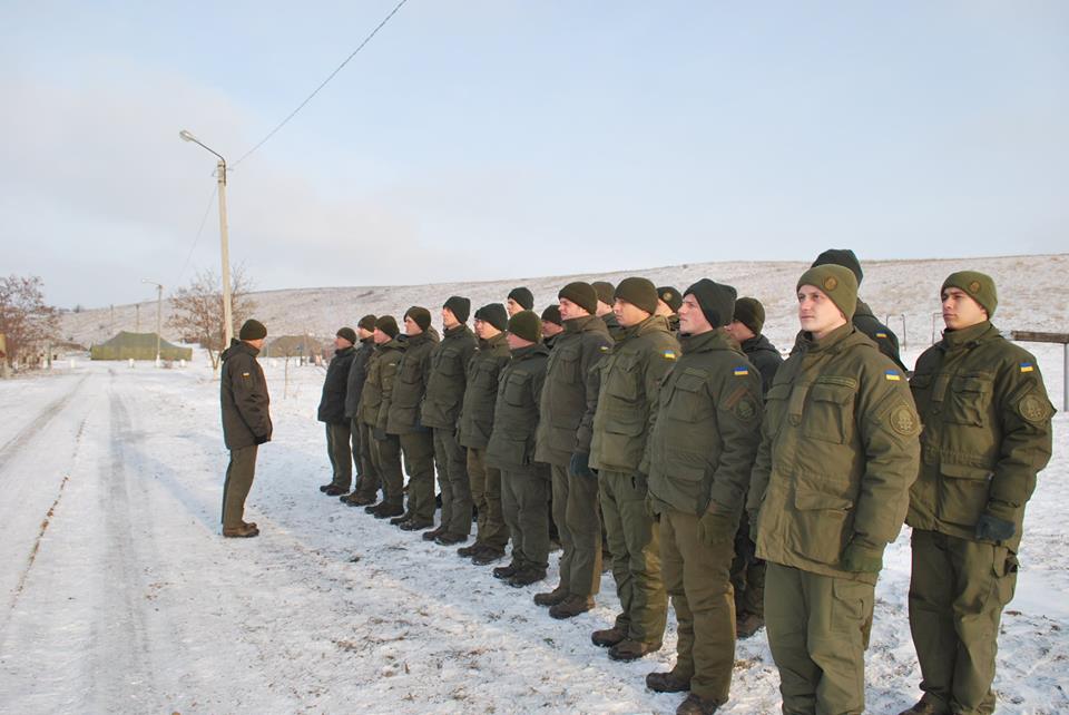 На базе Николаевского полка Нацгвардии прошли сборы с саперами, гранатометчиками, пулеметчиками и снайперами 7