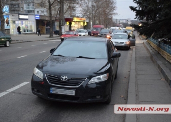В центре Николаева водитель «Тойоты» сбил пожилую женщину на пешеходном переходе