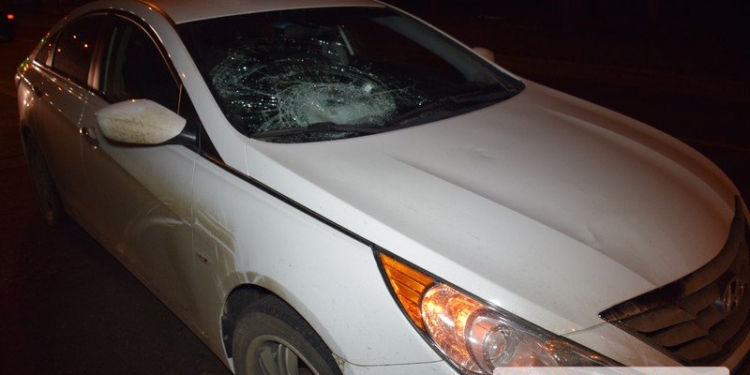 В Николаеве Hyundai сбил пьяного пешехода с покупками