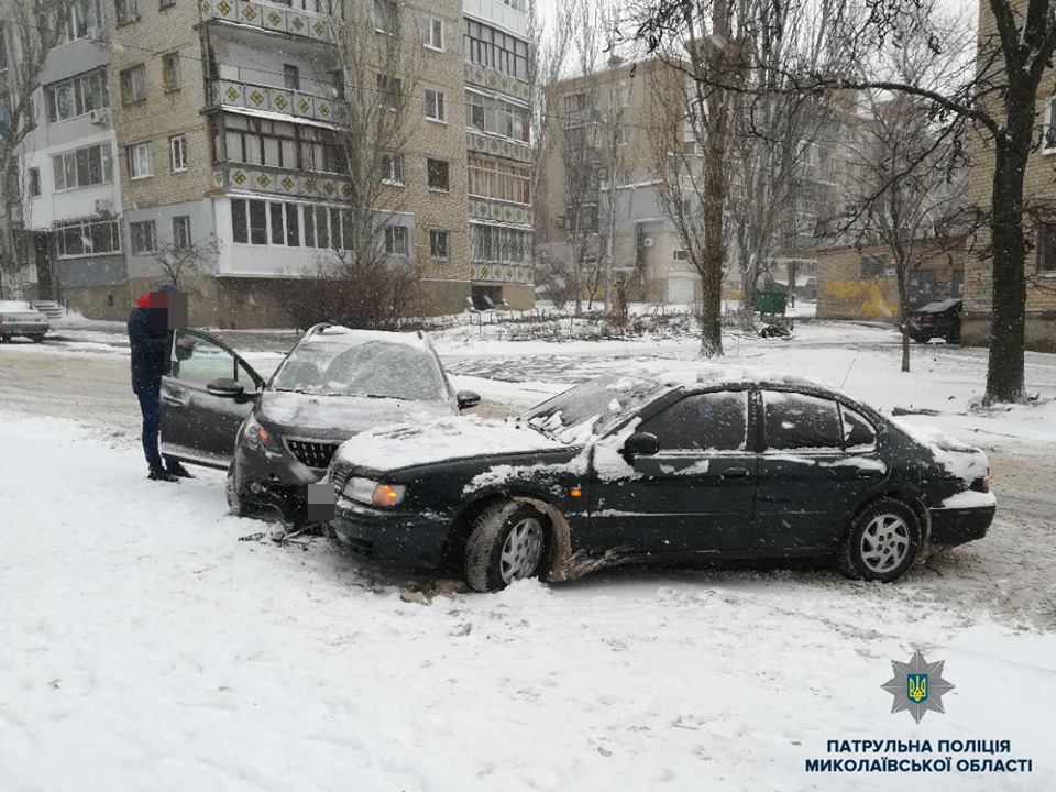 В Николаеве за день произошло 7 ДТП, есть пострадавшие - патрульные 7