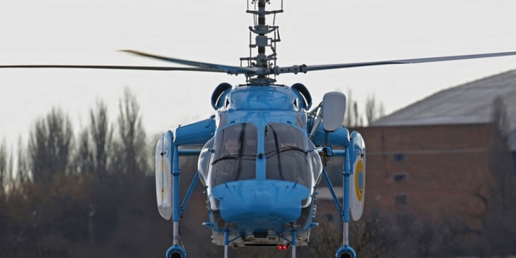 Морские летчики из Николаева испытали вертолет Ка-226: его планируют использовать для санитарных перевозок